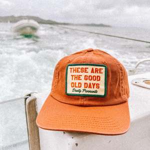 These are the Good Old Days Patch Cap | faded unstructured vintage style baseball hat.