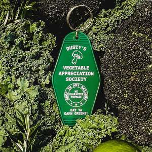 Accessories: Vegetable Appreciation Society Motel Keychain | Eat your damn greens!