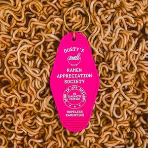 Ramen Appreciation Society Motel Keychain | Hotel room key | Car Keyring | Hopel&hellip;