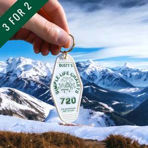 Simple Life Chalets Motel Keychain