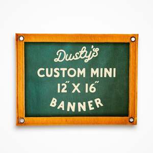 12” x 16” Custom Mini Printed Felt Banner | Felt Pennant Flag Banner | Vinta&hellip;