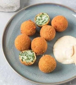 Frozen Snacks: Spinach Dutch Cheese Balls