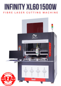Fibre Laser Machines: Infinity Laser XL60-1500W Fibre Laser Cutting Machine1500W, 600x600mm Work Area