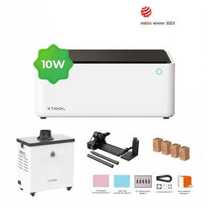 Diode Laser Machines: xTool M1 10W Hybrid Laser & blade cutting machine & bundles