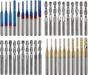 Twotrees 40 PCS End Mills CNC Router Bits