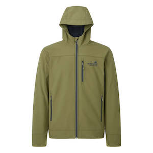 Mens Wildkiwi Hooded Softshell Jacket