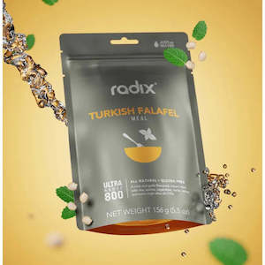 Dehydrated Meals: Radix Ultra 800 Plant-Based Turkish Falafel
