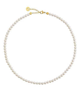 Lilian: Lilian Necklace Multi M Gold
