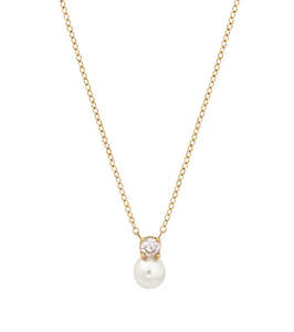 Pearls: Luna  Necklace L Gold