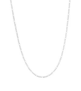 Personalised: CHARMENTITY CHAIN FIGARO 50 CM STEEL