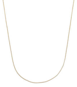 Personalised: Charm Chain Box 60 cm Gold