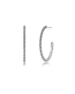 Tinsel Thin Creoles S Steel