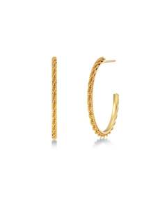 Tinsel Thin Creoles S Gold