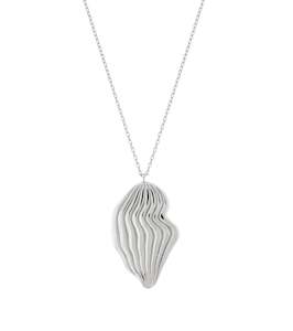 Ripples Necklace L Steel