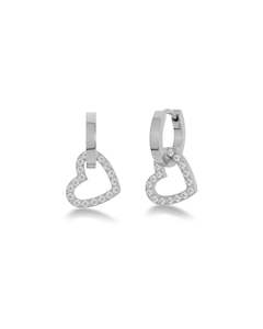 Enlivened 2023: Eternal Heart Earrings Steel