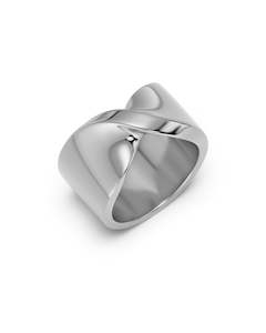 Nuvole Ring Steel