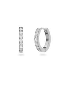 Hoop Earrings Nz: Glow Hoops M Steel