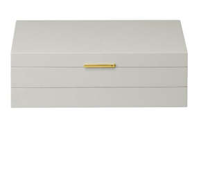 Jewellery Box Large Light Clay Gold