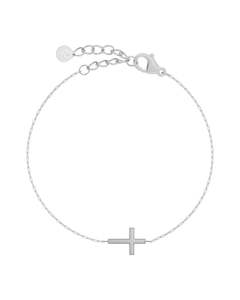 Bracelets: Spirit Cross Bracelet Steel
