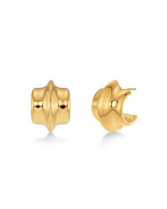Earrings: Barre Hoops S Gold