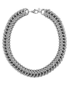 Palazzo Chain Necklace Steel