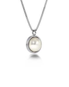 Pearls: Gabrielle Necklace Steel