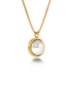 Pearls: Gabrielle Necklace Gold