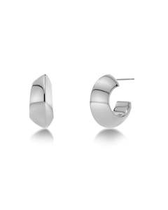 Ed Summer 24 Jewellery Collection: Bead Creoles S Steel