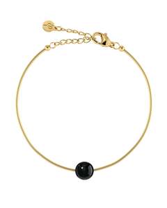 Bracelets: Aura Bracelet S Black Gold