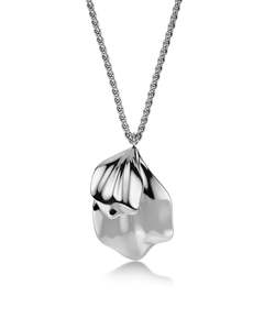Petal Necklace L Silver