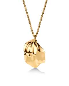 Petal Necklace L Gold