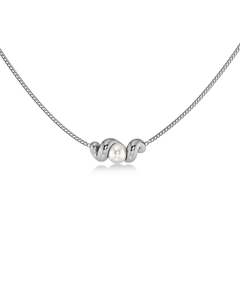 Necklaces: Margot Necklace Silver