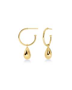 Classics: Drop Hoops Gold