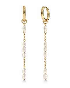 Hoop Earrings Nz: Breeze Hoops L Gold