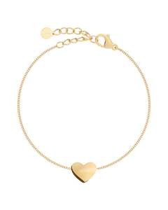 Bracelets: PURE HEART BRACELET GOLD