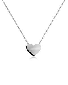 Necklaces: PURE HEART NECKLACE STEEL