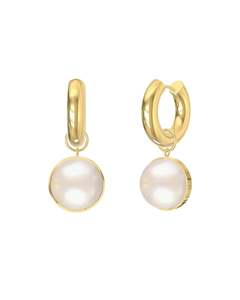 Earrings: Gabrielle Gold Hoop Earrings – Large