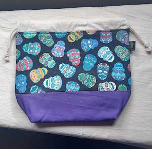 Frontpage: Project Bag - Sugar Skull Purple