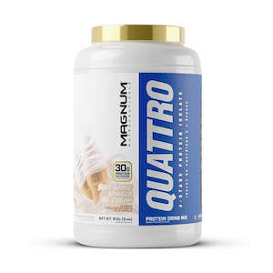 QUATTRO Magnum Nutraceuticals Whey Protein 2LB - Vanilla Soft Serve