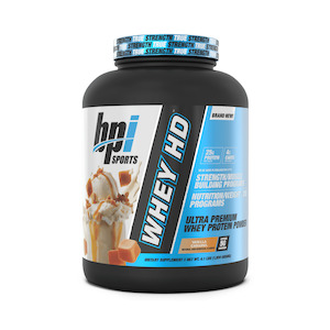 Supplements: BPI Sports Whey HD Ultra Premium Protein 4.1LB - Vanilla Caramel