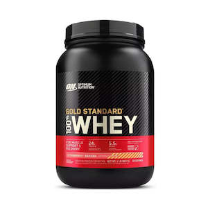 Optimum Nutrition Gold Standard 100% Whey Protein 2LB - Strawberry Banana