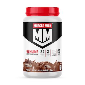 Whey Protein: Muscle Milk Genuine Protein 2.47 LB - Chocolate