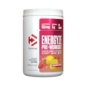 Pre Workout: Dymatize Energyze Pre-Workout - Strawberry Lemonade (400g)
