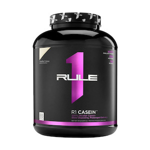 Casein Protein: Rule 1 Casein Protein 4LB - Vanilla Crème