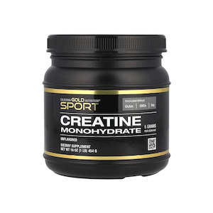 California Gold Nutrition Creatine Powder - Unflavored (1LB)