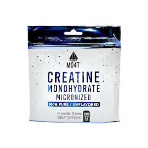Creatine: MO4T Premium Creatine Monohydrate Micronized Powder - Unflavored (150g)