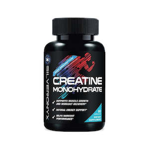Creatine: SilverOnyx Creatine Monohydrate Capsules – Unflavored (60 Capsules)