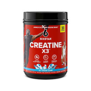 Creatine: Six Star Creatine X3 Powder - Icy Snow Cone (2.2LB)