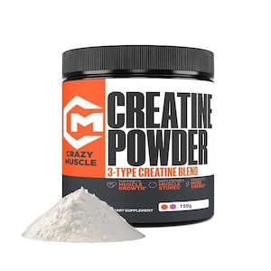 Crazy Muscle Creatine Powder - Unflavored (150g)