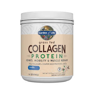Garden of Life Grass Fed Collagen Protein - Vanilla (1LB)